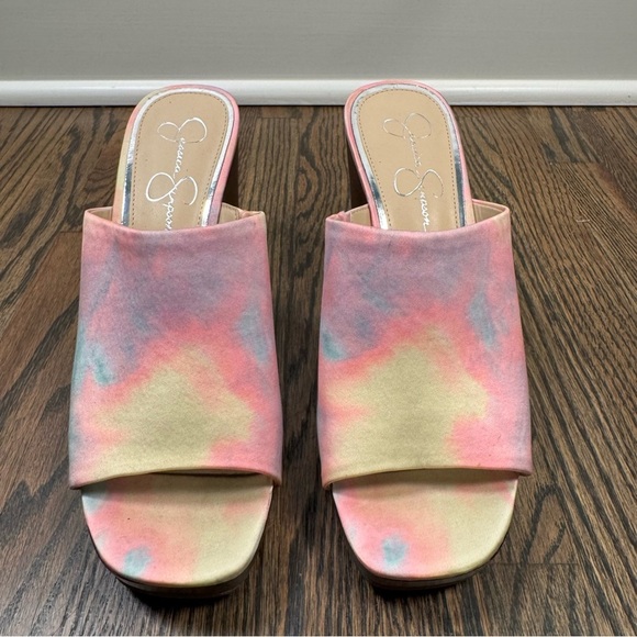 Jessica Simpson Sheyna Tie Dye Wedge Sandals size 8 - Picture 2 of 8